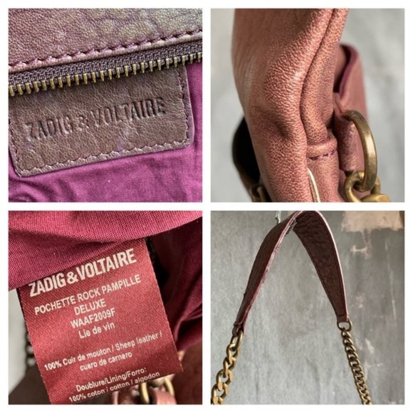 Zadig & Voltaire pochette Rock pampille crossbody - Picture 6 of 7